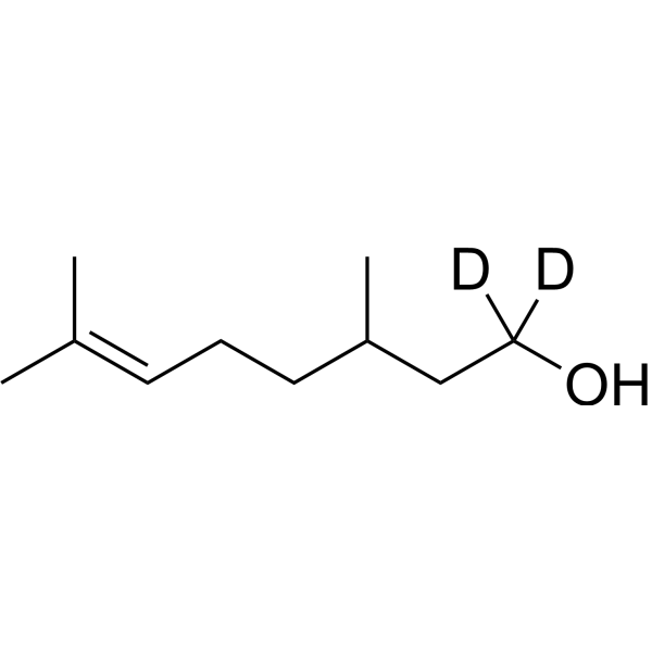 6-Octen-1,1-d2-1-ol, 3,7-dimethyl-
