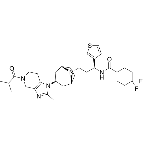 CCR5 antagonist 2 Chemical Structure