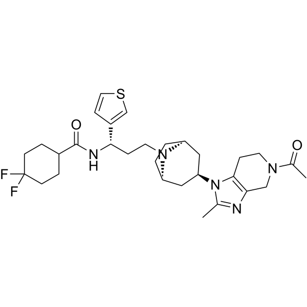 CCR5 antagonist 3 Chemical Structure