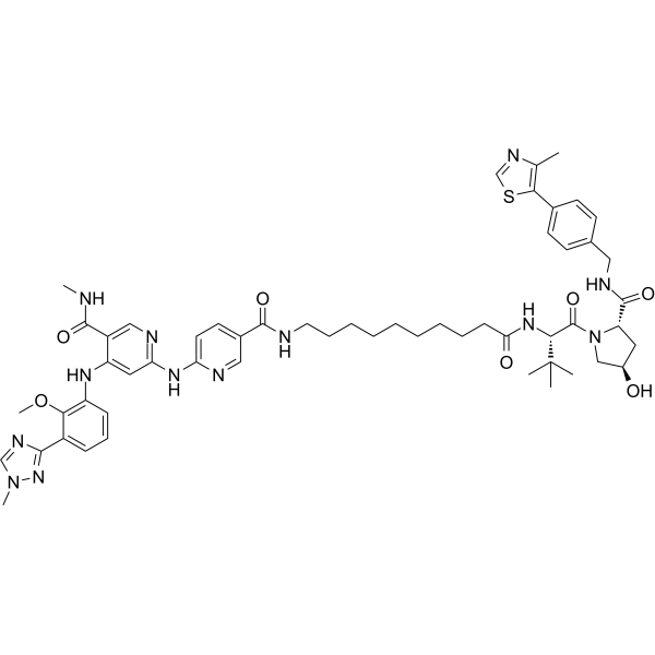 PROTAC TYK2 degradation agent1 Chemical Structure