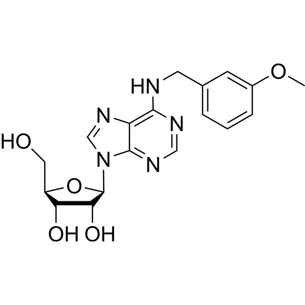 N-[(3-Methoxyphenyl)methyl]adenosine Chemical Structure
