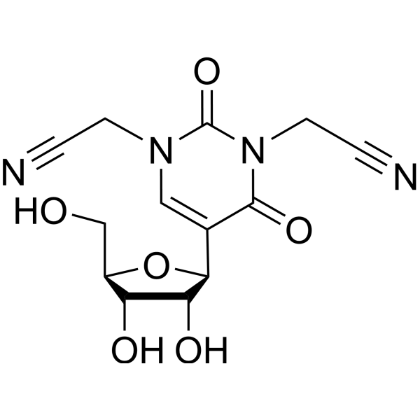 N<em>1</em>,N<em>3</em>-Bis(cyanomethyl)pseudouridine