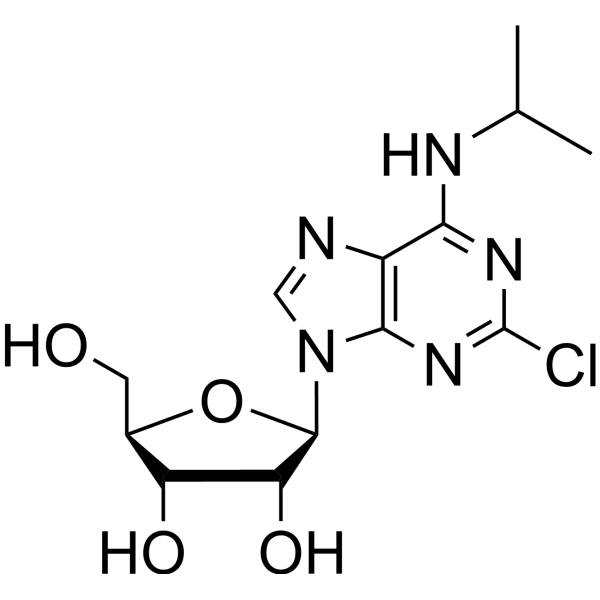 2-Chloro-N6-isopropyladenosine Chemical Structure