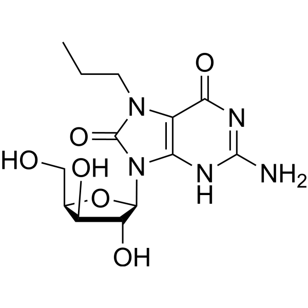 7-n-Propyl-7,<em>8-dihydro-8</em>-oxo-9-(β-D-xylofuranosyl)guanine