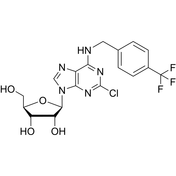2’-Chloro-<em>N</em>6-(4-trifluoromethyl)benzyl adenosine