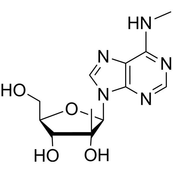 N6-Methyl-2’-β-C-methyladenosine Chemical Structure