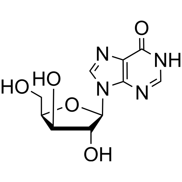 1,9-Dihydro-9-β-D-xylofuranosyl-6H-purin-6-one Chemical Structure