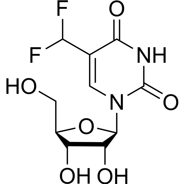 5-Difluoromethyluridine Chemical Structure