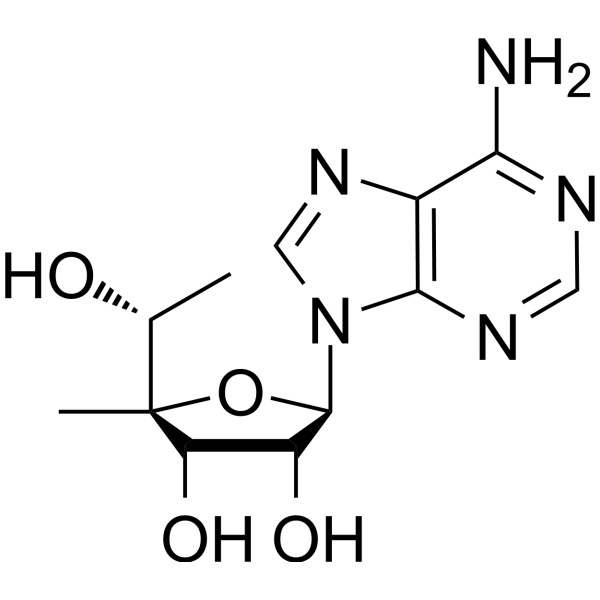 5’(R)-C-Methyladenosine Chemical Structure
