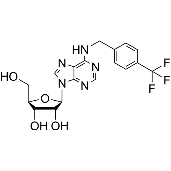 N-[[4-(Trifluoromethyl)phenyl]methyl]adenosine