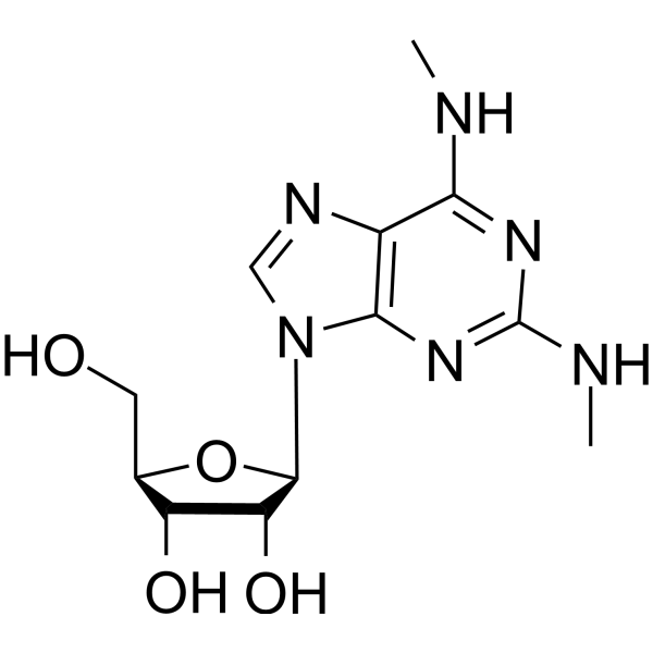 2-Methylamino-N6-methyladenosine Chemical Structure