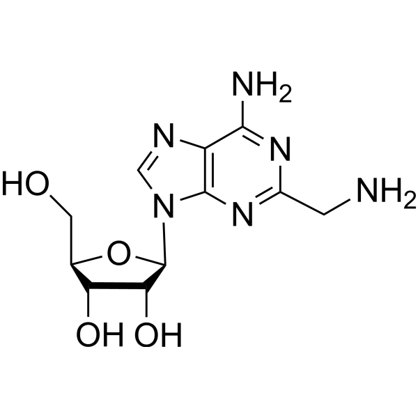 2-Aminomethyl adenosine Chemical Structure