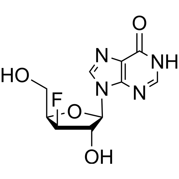 3’-Deoxy-3’-fluoro-beta-D-xylo-inosine Chemical Structure