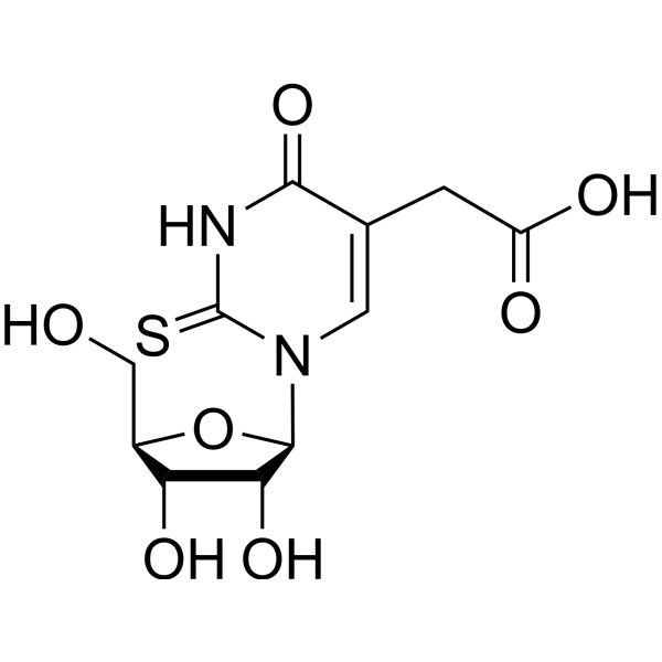 5-Carboxymethyl-2-thiouridine Chemical Structure