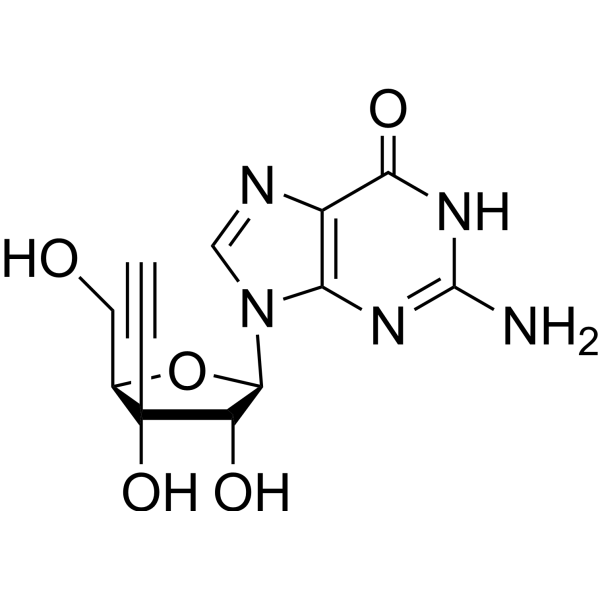 3’-β-C-Ethynylguanosine Chemical Structure