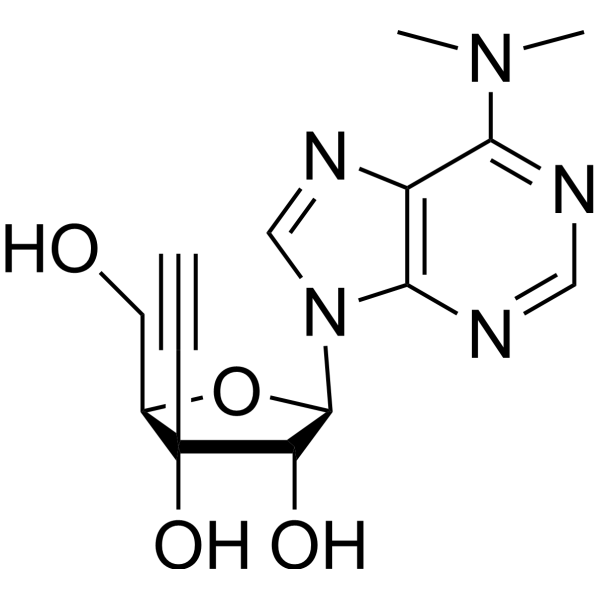 3’-β-C-Ethynyl-N6,N6-dimethyladenosine Chemical Structure