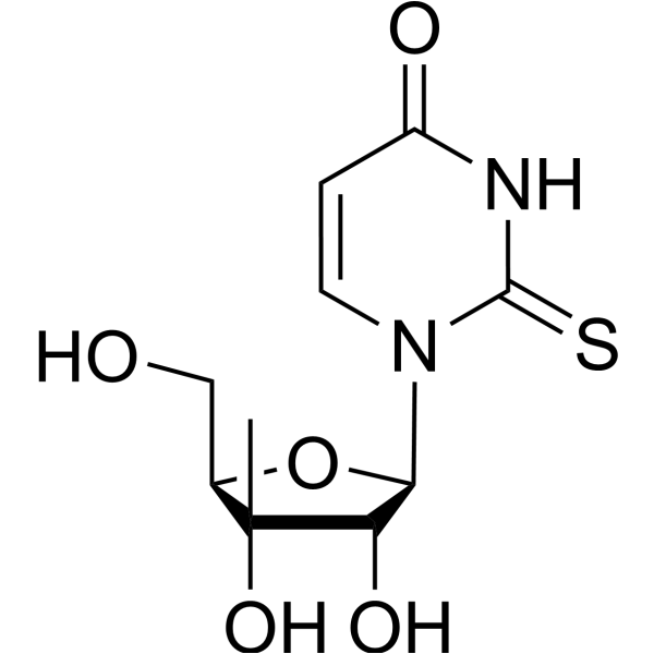 3’-β-C-Methyl-2-thiouridine Chemical Structure