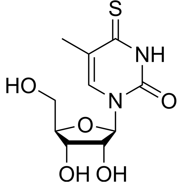 5-Methyl-4-thiouridine Chemical Structure