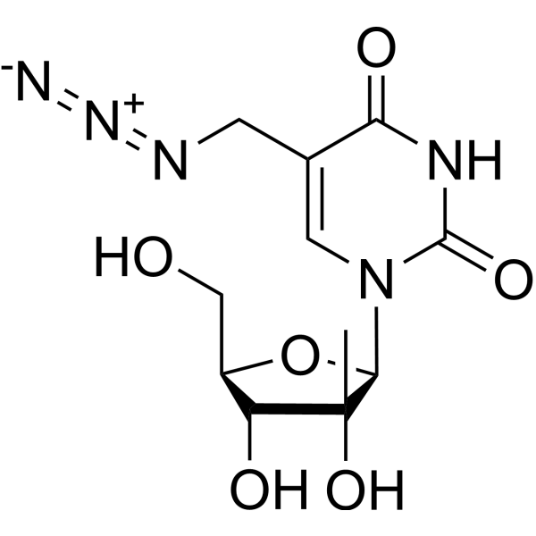 5-Azidomethyl-2’-beta-methyl uridine Chemical Structure