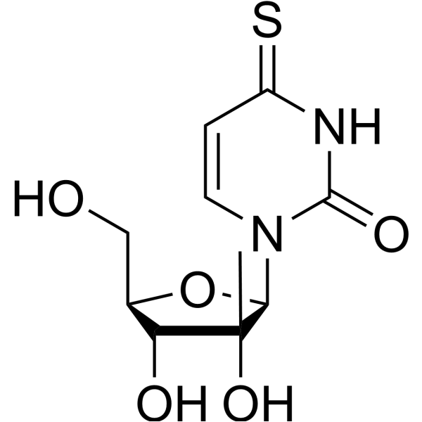 2’-beta-C-Methyl-4-thiouridine Chemical Structure