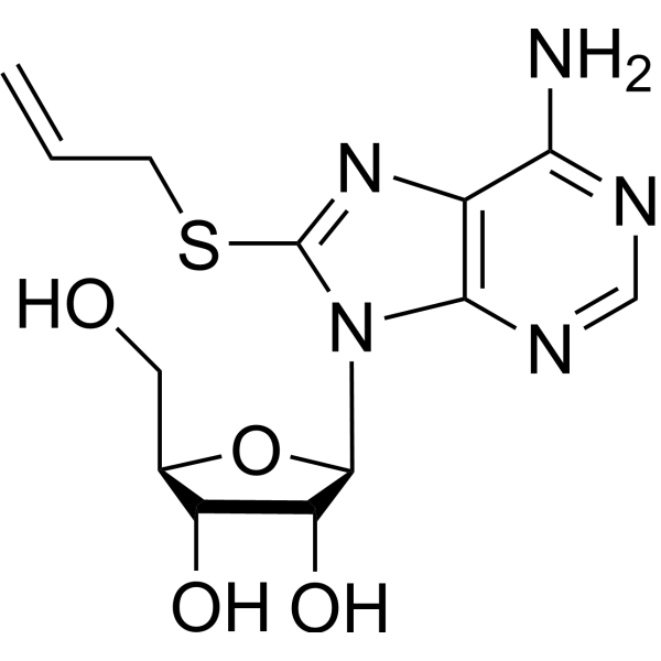 8-Allylthioadenosine Chemical Structure