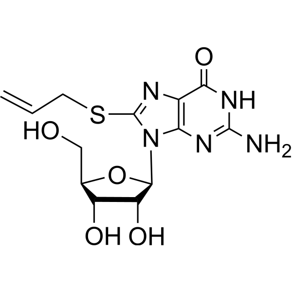8-Allylthioguanosine Chemical Structure