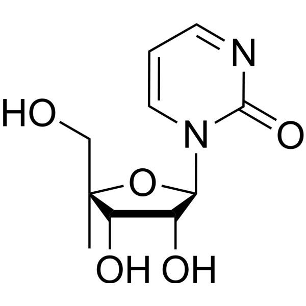 4’-C-Methyl-4-deoxyuridine Chemical Structure