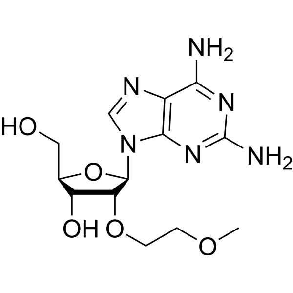 2’-O-(2-Methoxyethyl)-2-aminoadenosine Chemical Structure