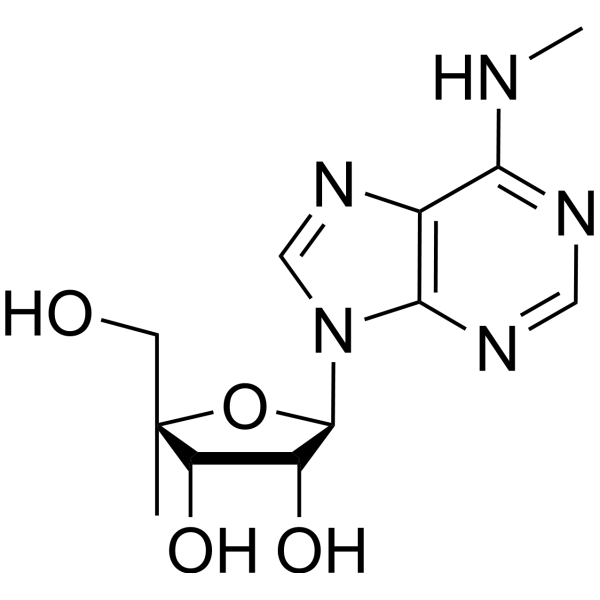 4’-C-Methyl-N6-methyladenosine Chemical Structure