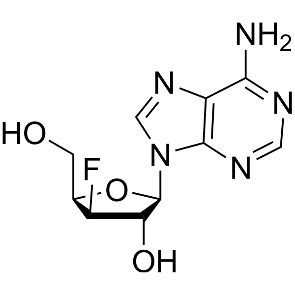 3’-Deoxy-3’-fluoro-xyloadenosine Chemical Structure