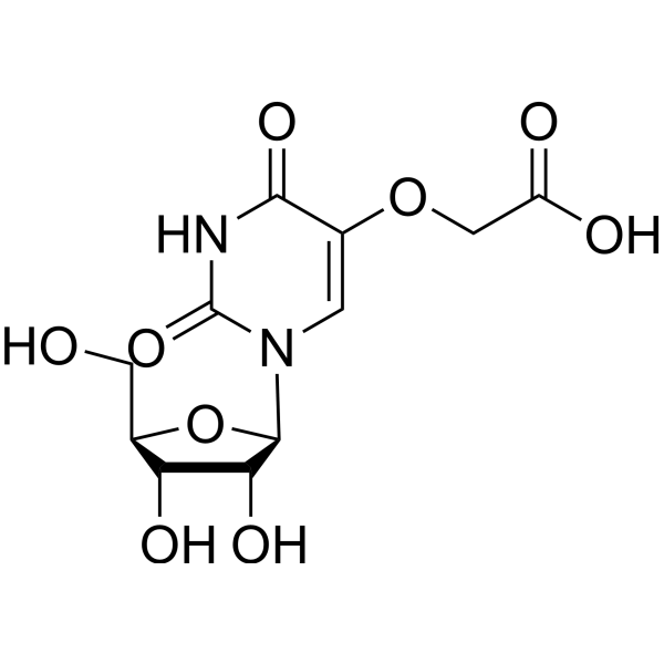 Uridine-5-oxyacetic acid Chemical Structure