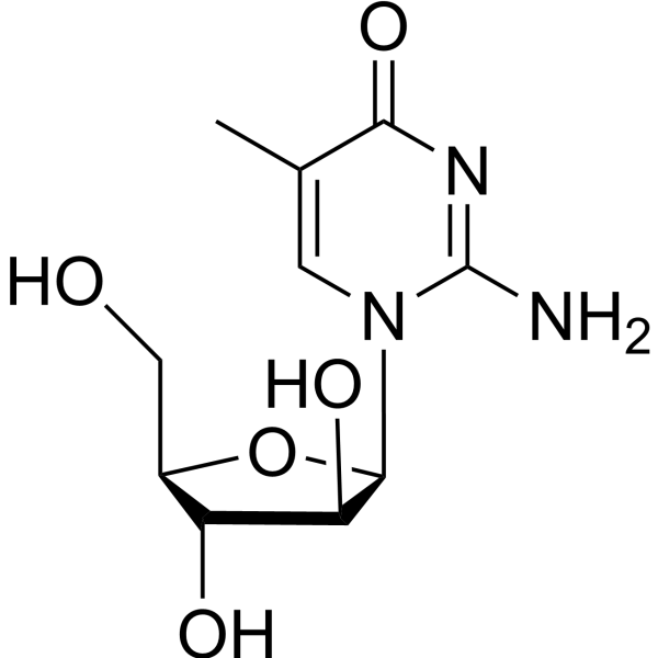2-Amino-1-β-D-arabinofuranosyl-5-<em>methyl</em>-<em>4</em>(1H)-pyrimidinone