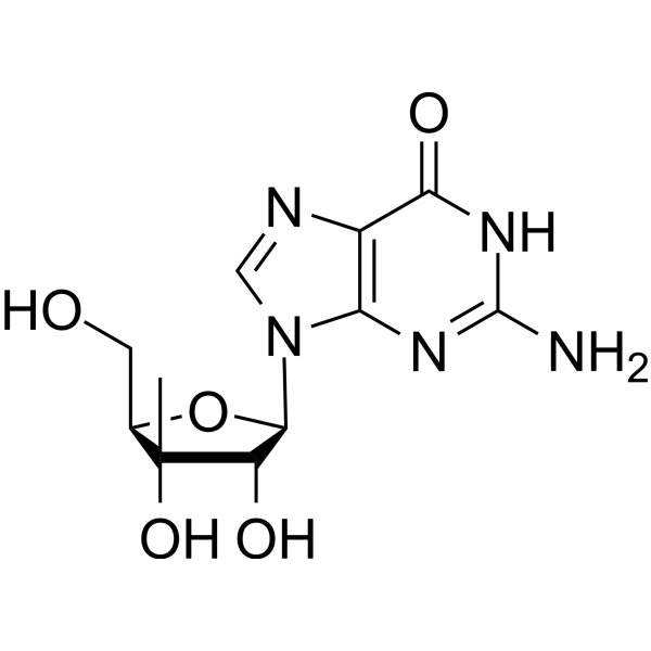 3′-C-Methylguanosine Chemical Structure