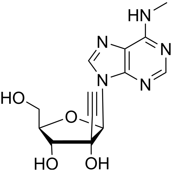 N6-Methyl-2’-beta-C-ethynyl adenosine Chemical Structure