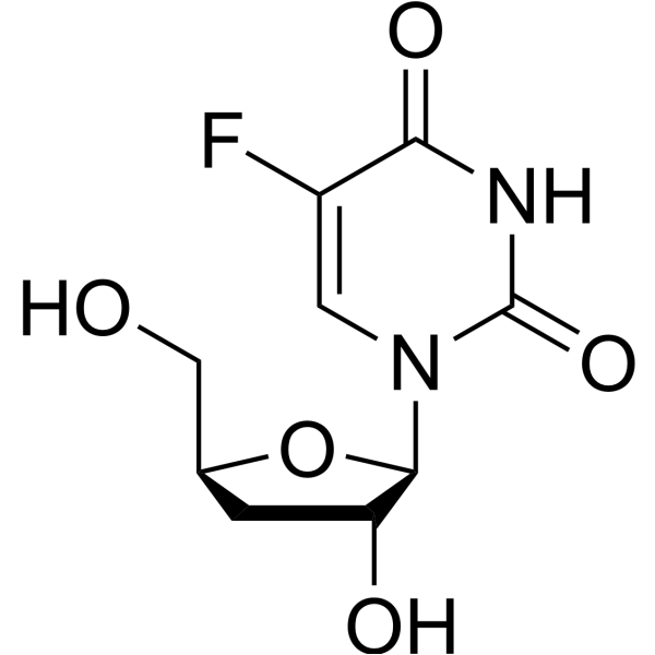 3’-Deoxy-5-fluorouridine Chemical Structure