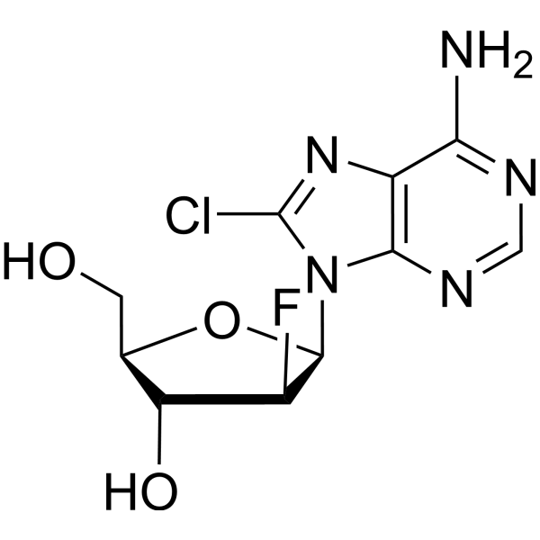 8-Chloro-2’-deoxy-2’-fluoro-arabino adenosine Chemical Structure