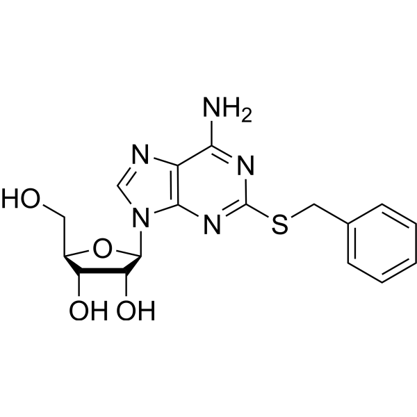 2-Benzylthioadenosine Chemical Structure