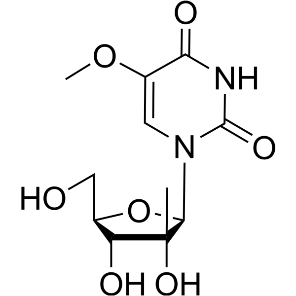 2’-β-C-Methyl-5-methoxyuridine Chemical Structure