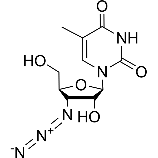 3’-Azido-3’-deoxy-5-methyluridine Chemical Structure