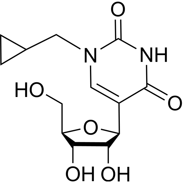 N1-Cyclopropylmethylpseudouridine Chemical Structure