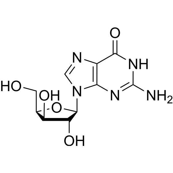 9-(β-D-Xylofuranosyl)guanine Chemical Structure