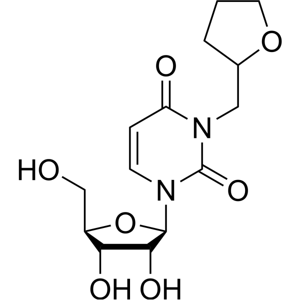 N3-[(Tetrahydro-2-furanyl)methyl]uridine Chemical Structure