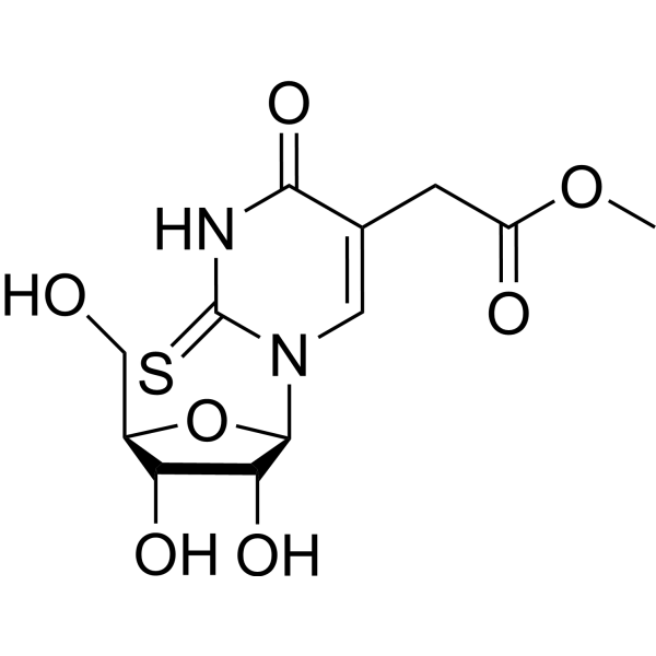 5-Methoxycarbonylmethyl-2-thiouridine Chemical Structure