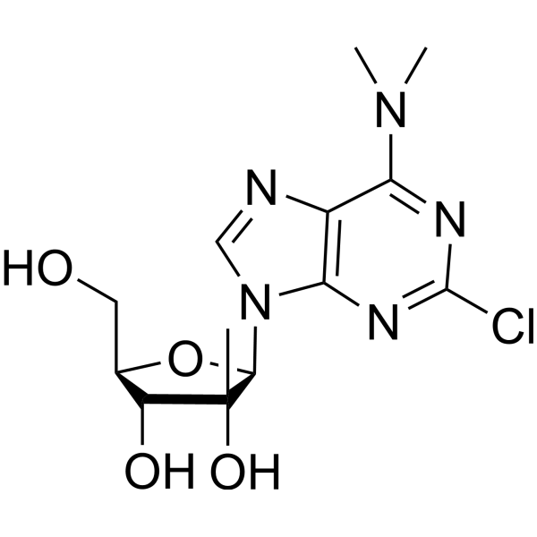 2-Chloro-2’-β-C-methyl-6-<em>N</em>,<em>N</em>-dimethyladenosine
