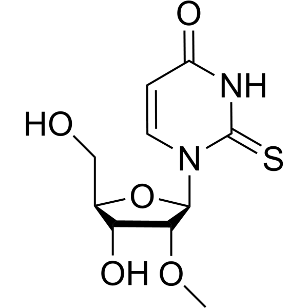 2’-O-Methyl-2-thiouridine Chemical Structure