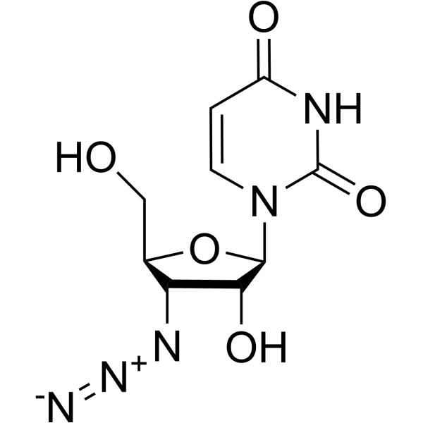 3’-Azido-3’-deoxyuridine Chemical Structure