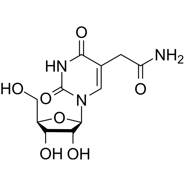 5-(2-Amino-2-oxoethyl)uridine Chemical Structure