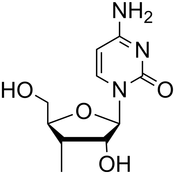 3′-Deoxy-3′-methylcytidine Chemical Structure