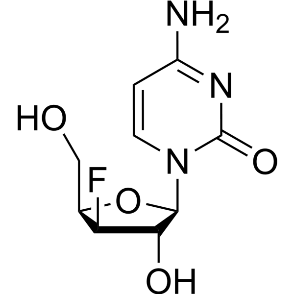 3’-Deoxy-3’-fluoro-xylocytidine Chemical Structure