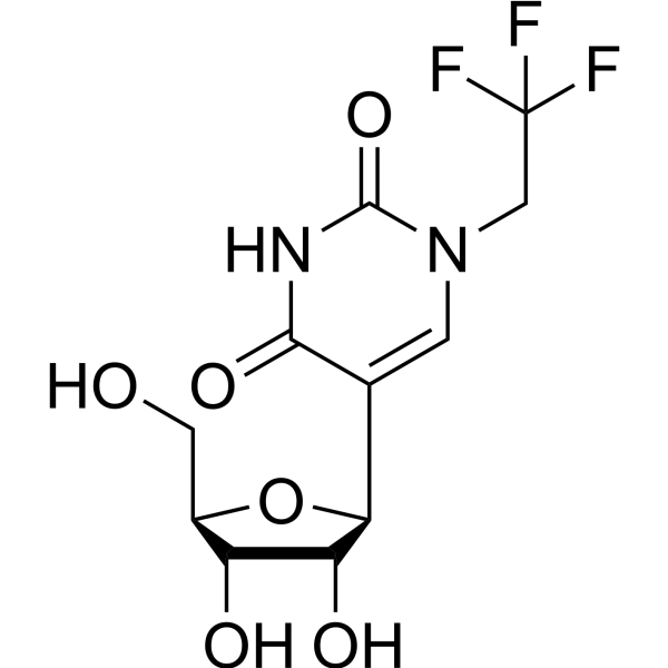 N1-(1,1,1-Trifluoroethyl)pseudouridine Chemical Structure